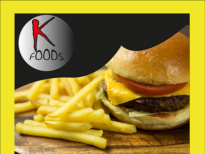 K FOODS LEAFLET jpeg branding design graphic design illustration illustrator leaflet leaflet design photoshop social media images