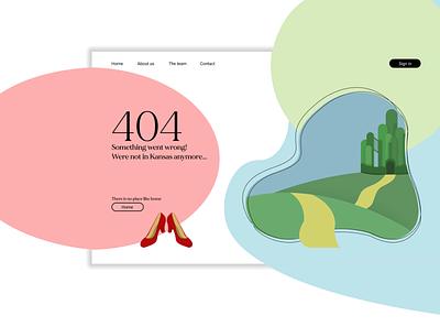 404 Error page - DailyUI #8 404 404 error 404 error page 404 page daily ui dailyui dailyui 008 dailyuichallenge dailyuiday8 day 8 day8 design french ui