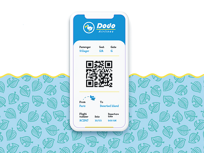 Boarding pass - DailyUI #24