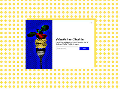 Subscribe form - DailyUI #26 daily ui dailyui dailyui 026 dailyui day26 dailyuichallenge day26 design french pop art popart subscribe subscribe form ui