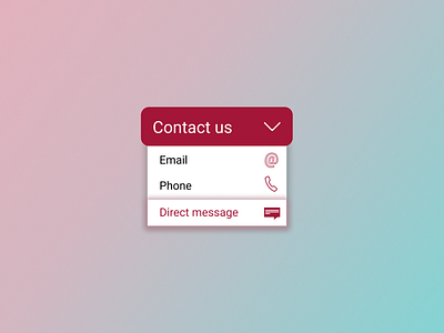 Dropdown element - DailyUI #27