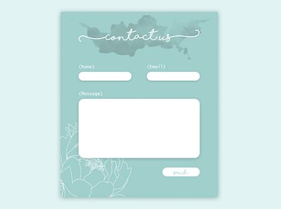 Contact us - DailyUI #28 contact contact form contact page contact us contacts daily ui dailyui dailyui 028 dailyui day28 dailyuichallenge day 28 design french ui