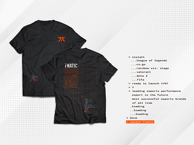 #designyourdrip FNATIC 2021 design esport espots fashion fnatic league of legends t shirt tshirt tshirt design video games