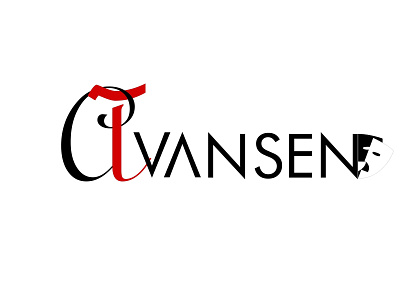 Avansen avansen erfanlikegraphic logo logo design logotype red type