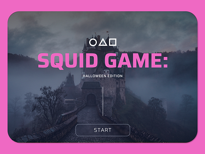 Squid Game PowerPoint Title Slide / Halloween
