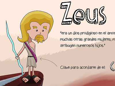 Zeus, god of olympic gods and demigods #tipstostudy characters drawing illustration mythology project zeus