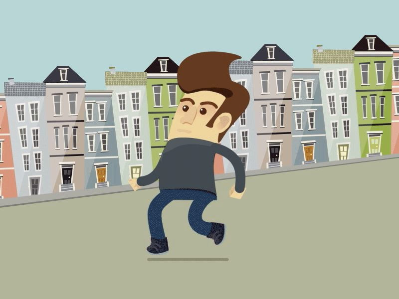 WIP of Walk Cycle now with a few new details animation character drawing illustration personal walkcycle