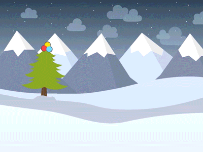 Santa is dropping the gifts animation character claus coloring drawing ilustration santa texturing walkcycle