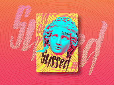 ☝ static eyes☝ #19 • Sussed 2017 brazil colours design duotone freelance gradient portfolio poster sculpture type typography