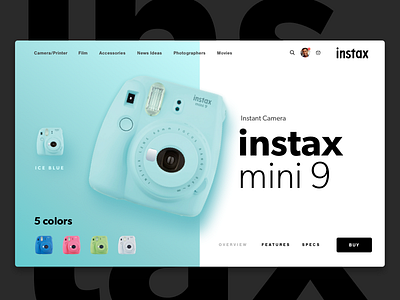 instax by Fujifilm | Daily UI