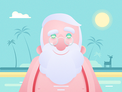 Santa Claus on vacation