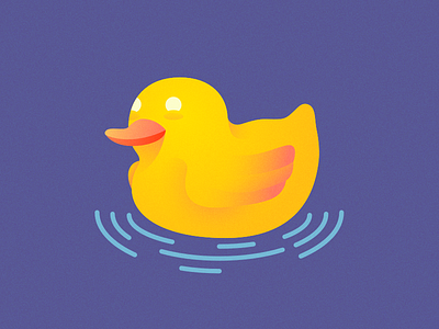 Duck animal art bird character design duck flat icon illustration sketch trend ui