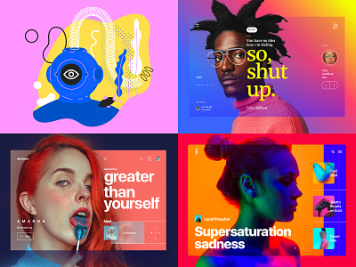 2018 Top Work app brazil colours concept design freelance gradient icon illustration landing page portfolio trend type ui ux vector web