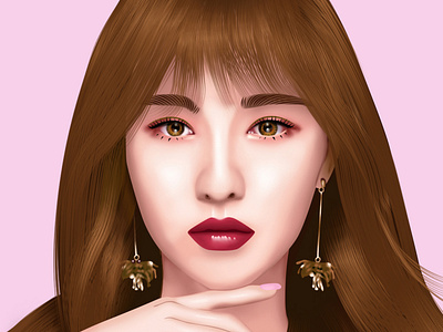 Wendy Red Velvet Vector