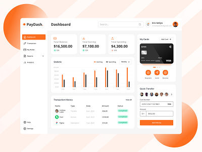 PayDash - Finance Dashboard