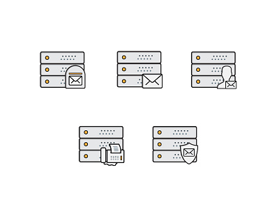 Mail Server Icons