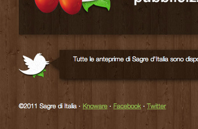Sagre d'Italia - Twitter feed italy twitter feed white wood