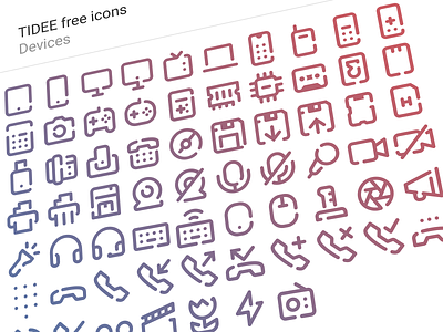 Free Tidee Devices icons call computer devices free freebie icojam icons laptop phone smartphone tidee vector