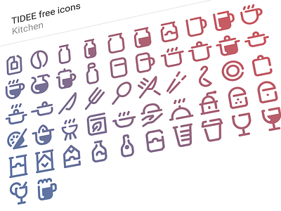 Tidee kitchen icons free