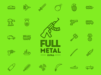 Full metal icons