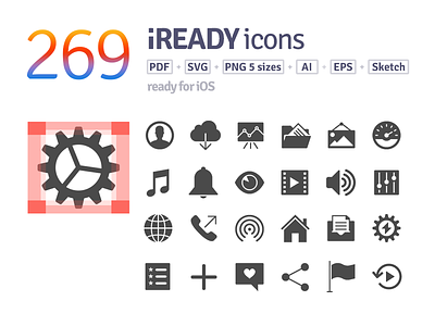 iReady 28x28 glyph icojam icons ios iready solid vector