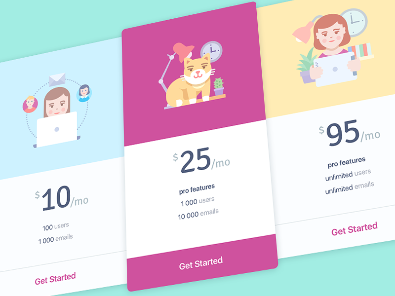 Scenarium Flat people flat vector scenarium illustration icons icojam