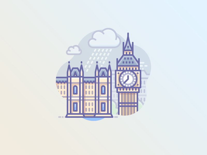 London, Elizabeth Tower bigben clocks elizabeth tower england icojam icon landmark london palace of westminster rain scenarium uk westminster