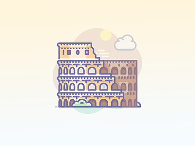 Rome, Colosseum colosseum icojam icon italy landmark rome scenarium