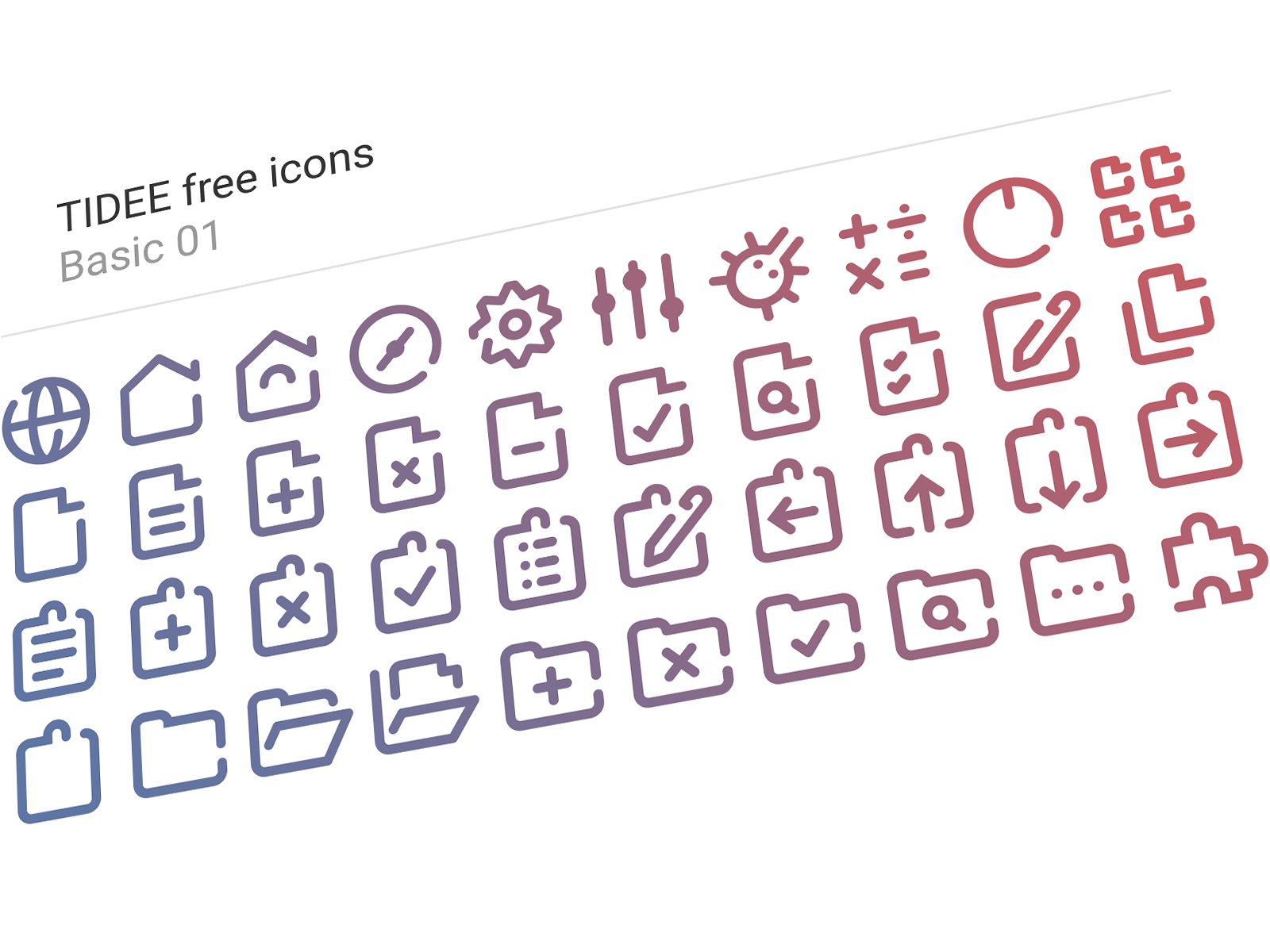 40 Free Tidee Basic icons vol.01 24px free freebie icojam icons vector