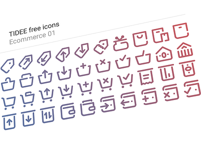40 Free Tidee Ecommerce icons vol.01 free freebie icojam icon icons vector