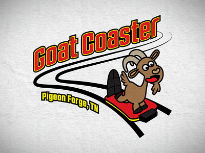 Goat Coaster alpine coaster goat pigeon forge roller coaster tennessee