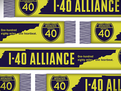 I-40 Alliance Scarf alliance football i 40 knoxville mls nashville scarf soccer tennessee