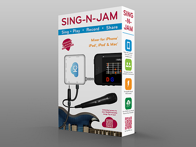 Sing-N-Jam Box box guitar jam karaoke microphone mixer music sing