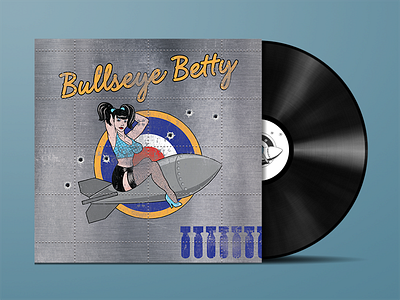 Bullseye Betty airplane album betty bomb bomber bombshell bullseye cover vinyl