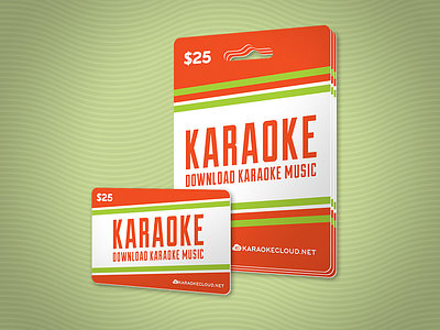 Karaoke Download Card