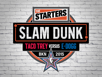 The Starters Slam Dunk 2015 Logotype