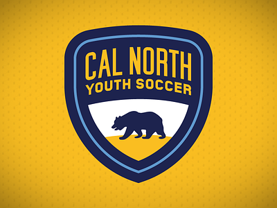 Cal North Youth Soccer bear california crest sign soccer youth