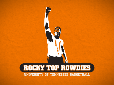 Rocky Top Rowdies basketball body paint orange pearl rocky top rowdies tennessee volunteers
