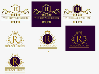 Logo for Royal kitchen food hotel illustrator logo photoshop restaurant royal