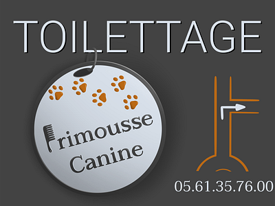 Toilettage branding design illustration logo webdesign