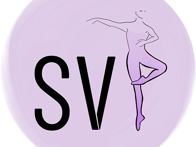 Danseuse branding design illustration logo minimal