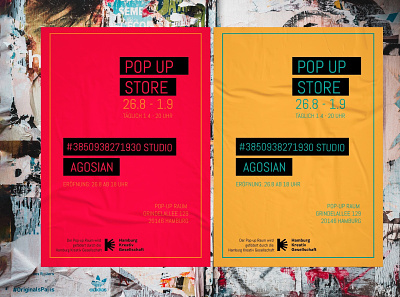 Poster for Pop Up Store popup popupstore poster