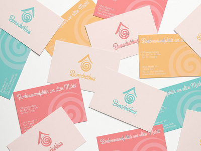 Business cards for Candy shop