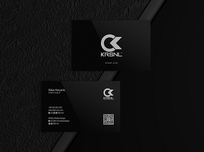 Personal Business Card Design black brand branding business businesscard card corporate identity design designer graphic logo personal photoshop vector white