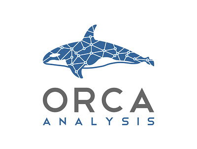 ORCA ANALYSIS | Logo Design 🐋 brand branding design graphic graphic design illustrator logo logodesign logotype vector