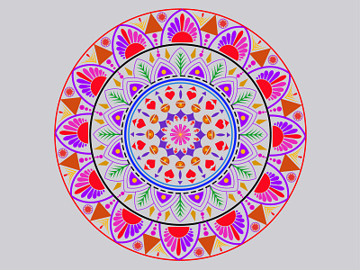 Mandala art design graphic design illustration illustrator mandala vector web