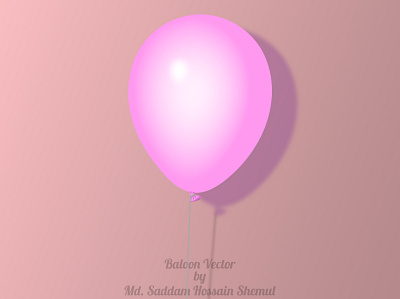 Balloon design graphic design illustration illustrator realistic 3d vector web