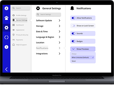 Settings 007 appsettings dailyui design figma graphic design illustration settings ui uidesign uxui vector