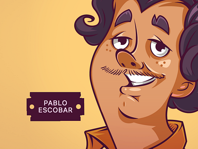 Narcos. Escobar artist artwork character characterdesign design digitalart illustraion mascot design vector vector illustration