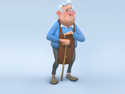 GrandPa character characterdesign digitalart illustraion mascot design